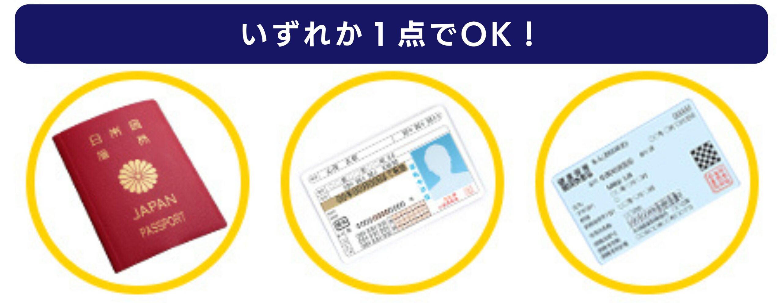 いずれか1点でOK